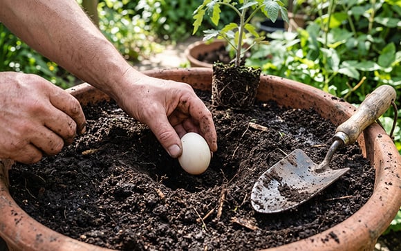 Enterre um ovo na terra e veja o que acontece: este truque simples pode transformar suas plantas