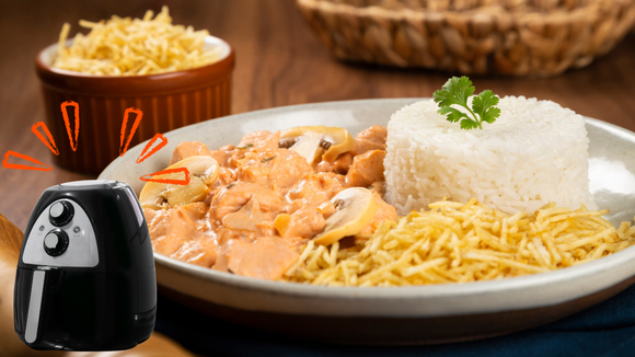 Dá para fazer strogonoff na airfryer? Veja como preparar o prato na fritadeira elétrica de maneira prática e segura
