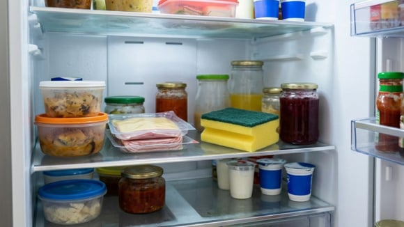 Idealmente, a esponja deve ser colocada na gaveta de legumes ou em áreas que acumulam mais água (Créditos: Imagem gerada com IA)