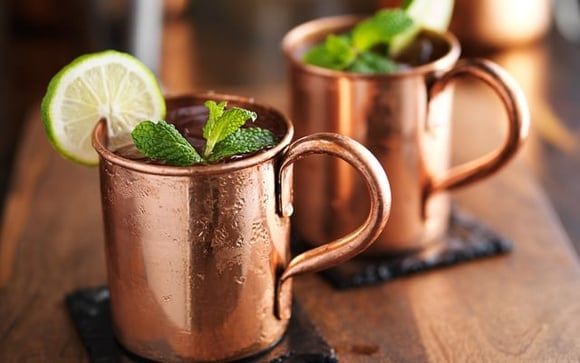 O moscow mule tem um sabor único por causa do gengibre (Créditos: TudoGostoso)
