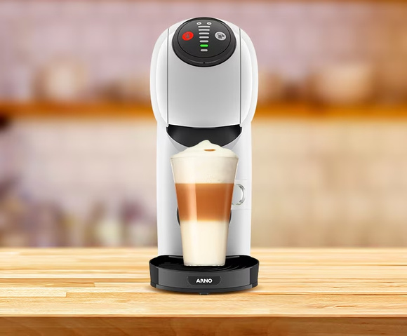 Prepare até 45 tipos de bebidas com a Nescafé Dolce Gusto Arno (Imagem: Arno)