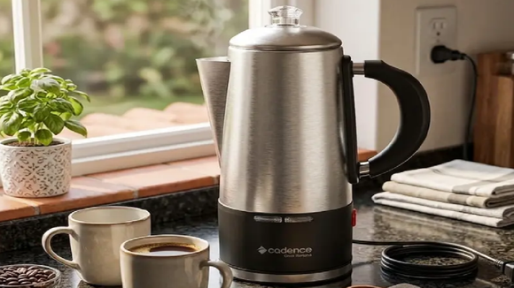 Café de barista em casa: Cafeteira Italiana Cadence está 52% mais barata
