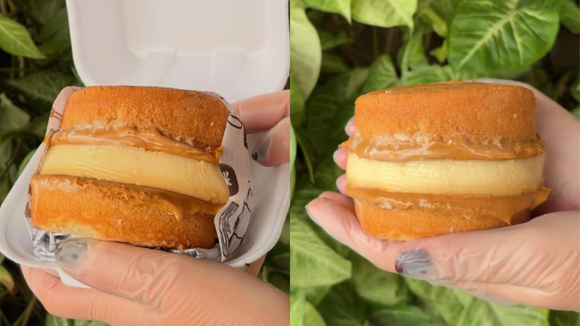 Trend do X-bolo chegou ao TudoGostoso: cake burguer mistura pudim, bolo e hambúrguer em uma sobremesa que está bombando nas redes