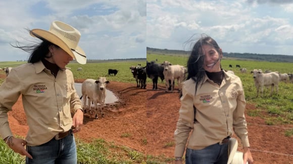 Aos 22 anos, Ana Castela é dona de fazenda de luxo no Mato Grosso do Sul, um refúgio em sua terra natal, com gado importado e três casas distribuídas pelo local