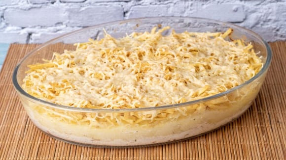 O fricassê vegano é feito de grão-de-bico e um molho supercremoso (Créditos: Shutterstock)