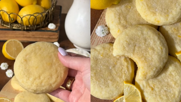 Adeus cookie tradicional: agora só faço cookie amanteigado de limão que derrete na boca, fica uma delícia com cafezinho