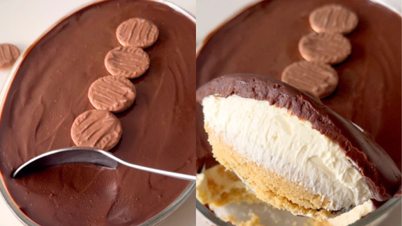 Torta holandesa de travessa com uma camada generosa de creme de baunilha: levei no almoço de família e todos me pediram a receita