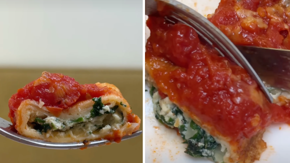 Essa panqueca de ricota com espinafre fica tão deliciosa que você vai querer fazer toda semana: o TudoGostoso garante que vale a pena!