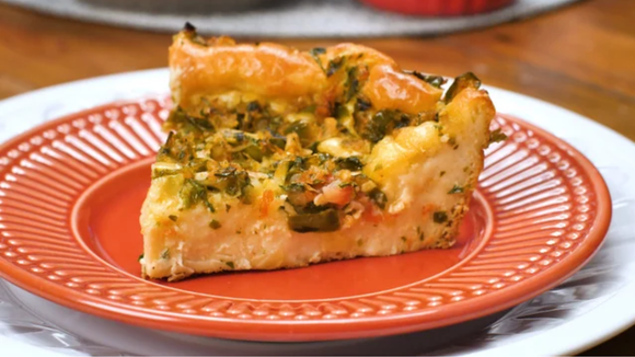 Lanche salgado e fácil para qualquer hora: torta de liquidificador do TudoGostoso que sempre funciona