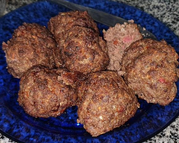 Bolinho de carne diferente na Air Fryer (Créditos: Marco Aurelio)