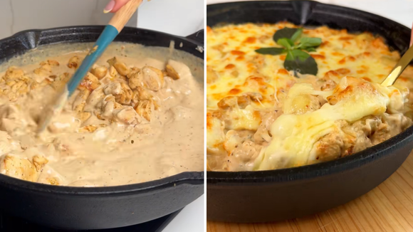 Nhoque com frango ao molho alfredo: receita cremosa, fácil e rápida que vai virar seu prato favorito