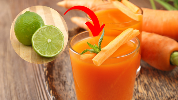 Quais são os benefícios do suco de cenoura com limão?