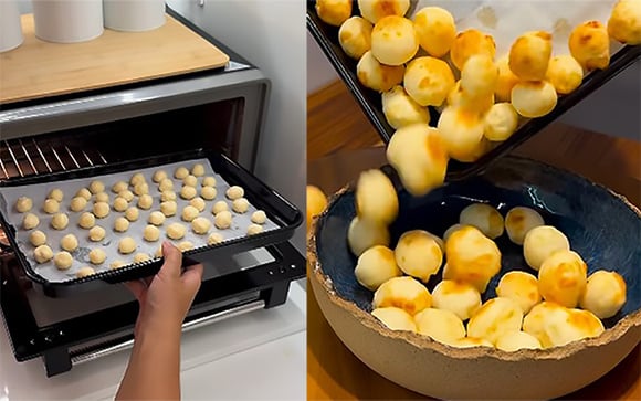 Nem pipoca, nem pão de queijo: essa pipoca de pão de queijo é o melhor petisco que você vai comer na sua vida, e é muito fácil de fazer!