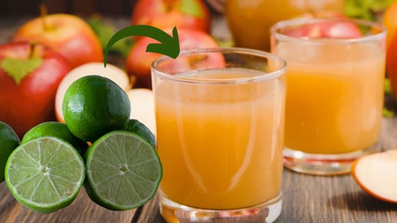 Benefícios do suco de maçã com limão: junte mais dois ingredientes secretos e veja seu corpo desinchar