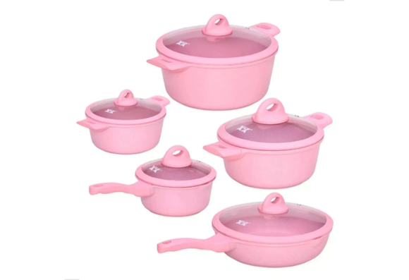 O conjunto rosa é a escolha perfeita para quem busca estilo sem abrir mão da funcionalidade (Divulgação: Mercado Livre).