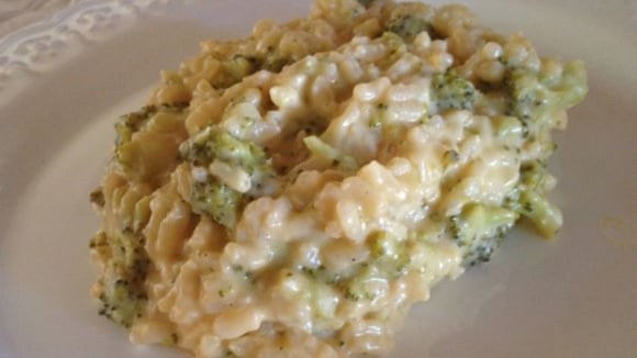 Porção de risoto de brócolis com queijo minas supercremoso (Créditos: TudoGostoso/Helber)