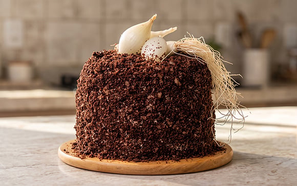 Chocolate e cebola no mesmo bolo? Receita de influenciadora viraliza pela combinação inusitada de sabores