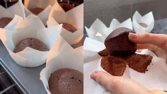 O muffin de chocolate mais fofinho do mundo não tem glúten e até sua nutricionista vai aprovar