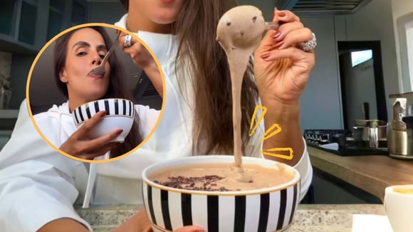 Como fazer o creme de whey protein que a Carol Peixinho faz todo dia e agora eu também: "O segredo é..."