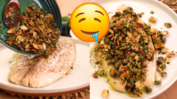 Robalo com manteiga de amêndoas: receita caseira fácil e sofisticada fica melhor que a do restaurante