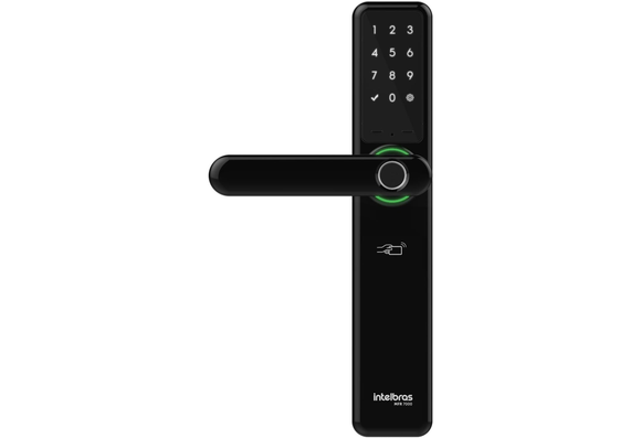 Fechadura digital Intelbras com acesso por senha e cartão de aproximação, unindo segurança e praticidade (Divulgação: Amazon).