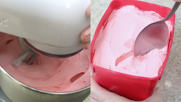 Sorvete de gelatina caseiro: leve para batedeira que vai render muito e fica cremoso