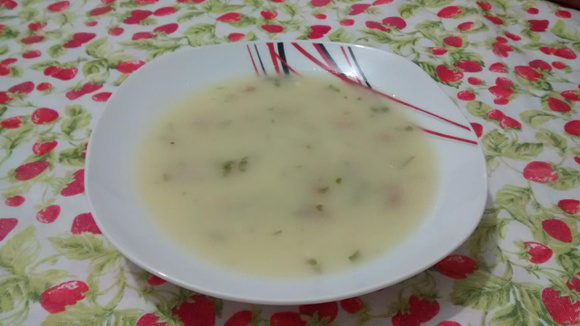 Sopa de fubá com couve (Créditos: TudoGostoso)