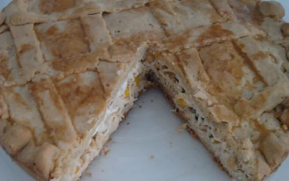 A torta de filé de frango é boa para almoço, jantar ou para um lanche (Créditos: TudoGostoso/Cintia Aparecida da Silva Oliveira)