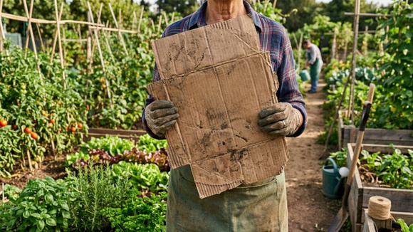 Chega de pragas na horta: o truque do papelão que aprendi com um vizinho transformou minhas plantas