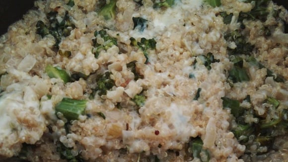 Risoto de quinoa com abobrinha e brócolis cremoso (Créditos: TudoGostoso/Hevellen Ribeiro Ferraz)