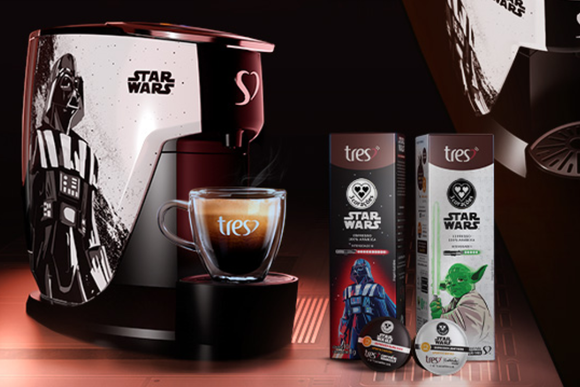 Essa cafeteira temática de Star Wars transforma qualquer manhã em uma viagem intergaláctica