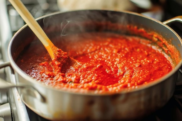 Nunca mais comprei molho de tomate pronto desde que aprendi essa receita que fica pronta em 10 minutos e é muito mais saborosa