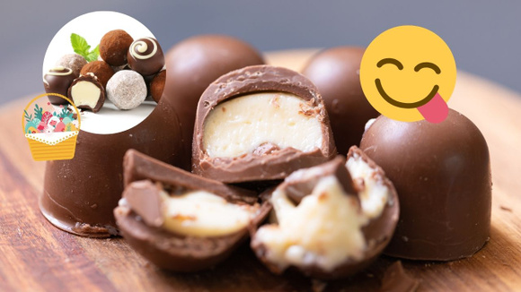Faça essa trufa de chocolate com leite ninho e presenteie todo mundo com muita doçura na Páscoa