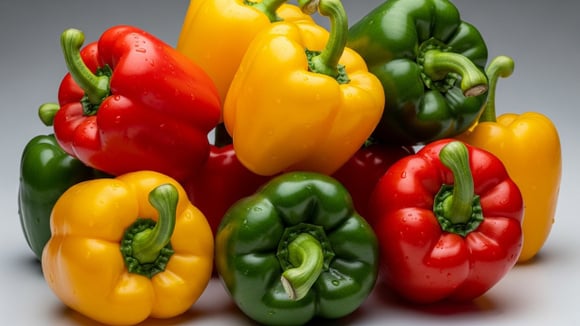 Você sabe quando usar pimentão verde, amarelo e vermelho? Aqui está o guia completo para não errar na receita