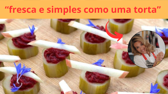 Simples e fresco: crítica gastronômica revela uma receita de aperitivos saudáveis e deliciosos!
