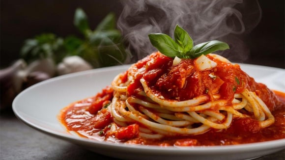 Uma macarronada italiana é um preparo simples, mas perfeito para quem quer um almoço de Páscoa sem peixe ou carne (Créditos: Shutterstock)