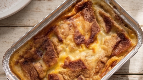 Lanche cremoso de banana preparado na airfryer para uma rotina prática. (Foto: IA)