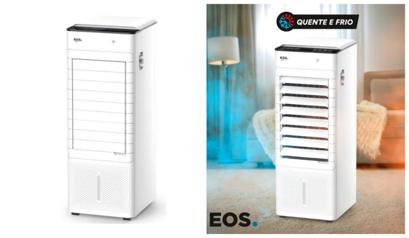 Tenha uma experiência completa em conforto com o Climatizador de Ar EOS 7 Litros 5 em 1 Quente e Frio Arctic Fresh (Imagem: EOS)