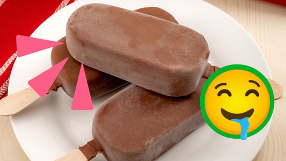 Sorvete Magnum saudável de 2 ingredientes SEM AÇÚCAR e com poucas calorias: é muito fácil fazer essa sobremesa gelada!