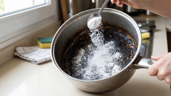 Paciência e o produto certo deixam a limpeza pesada bem mais leve. (Foto: Gerada por IA)