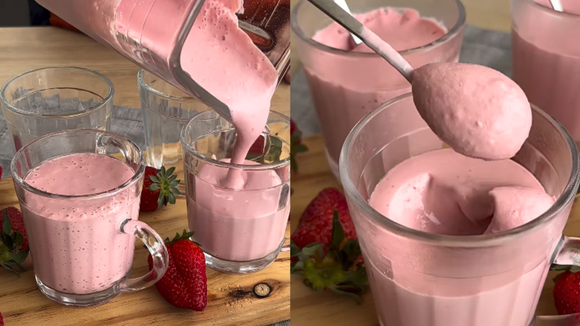 Danoninho caseiro fit: a receita proteica com apenas 4 ingredientes que as crianças (e adultos) amam