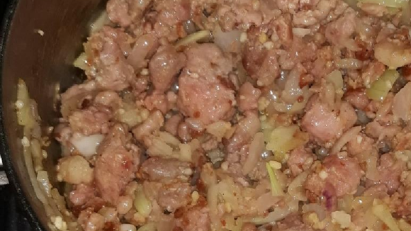 Linguiça refogada (Créditos: TudoGostoso)