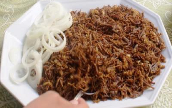 Não tem nada de doce ou de amendoim na paçoca de carne de sol nordestina (Créditos: TudoGostoso/Queli Fernandes)