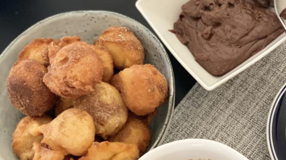 Bolinho de chuva com brigadeiro. (créditos: TudoGostoso/@Rayza)
