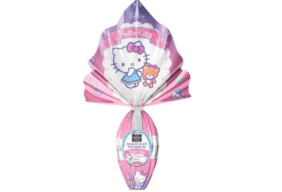 Ovo De Páscoa Delicce Hello Kitty (Créditos: Divulgação/Delicce)