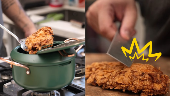 Palavra de chef: "Hoje eu vou te ensinar o frango mais crocante da sua vida"
