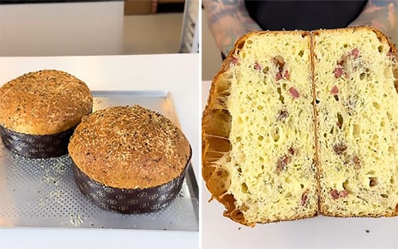 Nem panetone de chocolate, nem panetone de frutas: esse panetone salgado é minha receita favorita para o lanche da tarde nessa época do ano