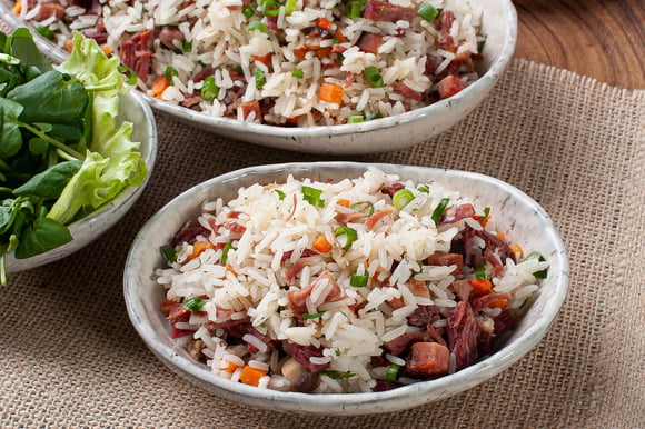 Arroz carreteiro. (créditos: Shutterstock)