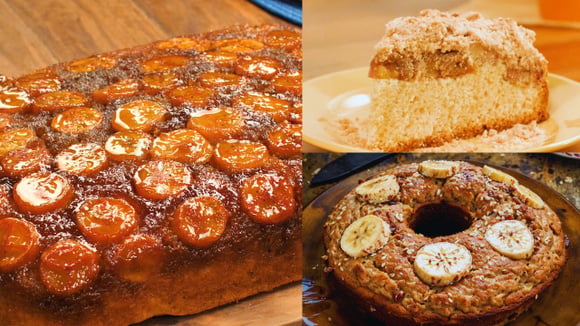 7 receitas de bolo de banana diferentes para provar e escolher a favorita