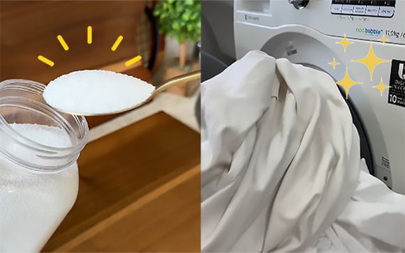 As lavanderias não querem que você saiba, esse é o segredo para deixar até roupas manchadas bem branquinhas